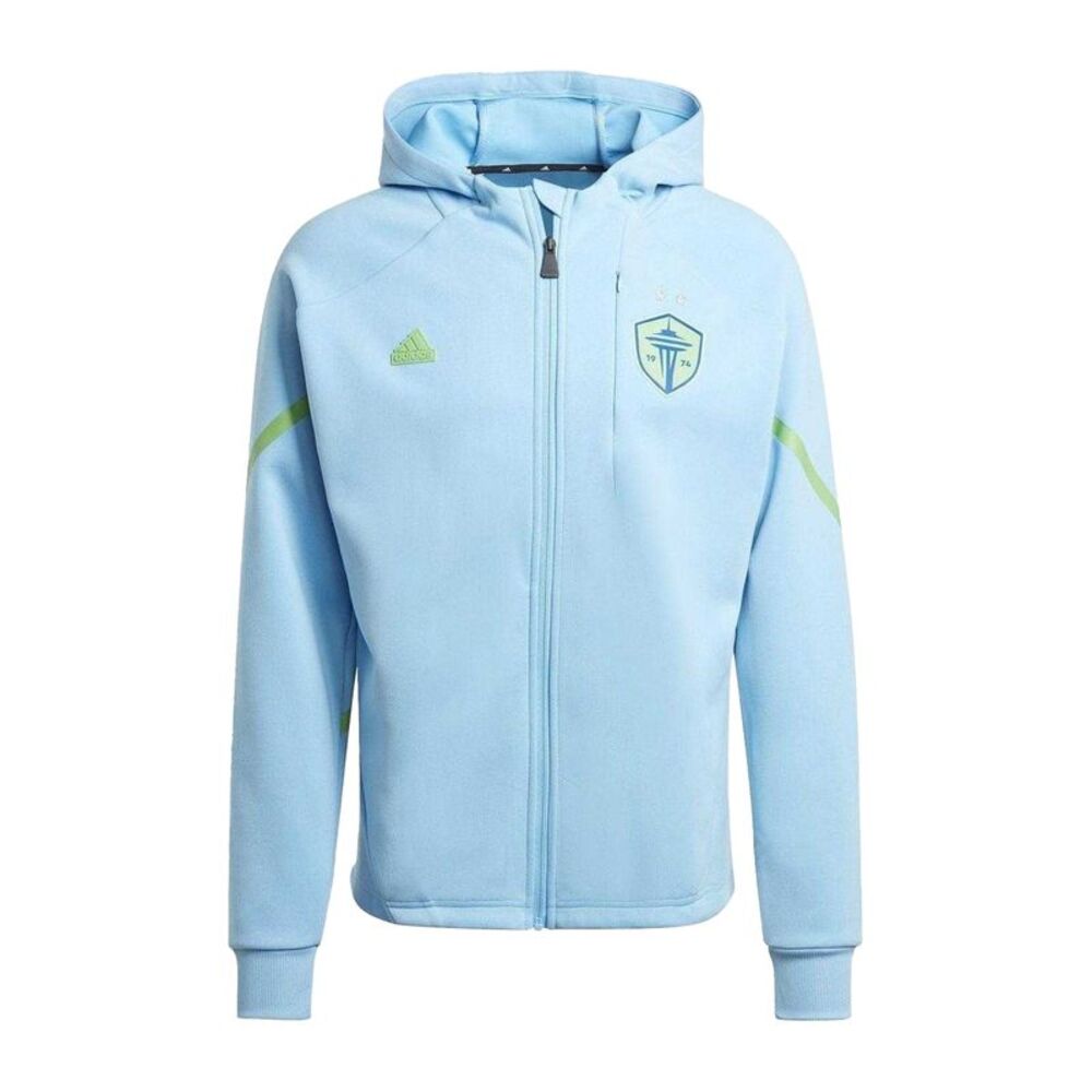 Adidas Mens Seattle Sounders FC Anorak / Blue Burst